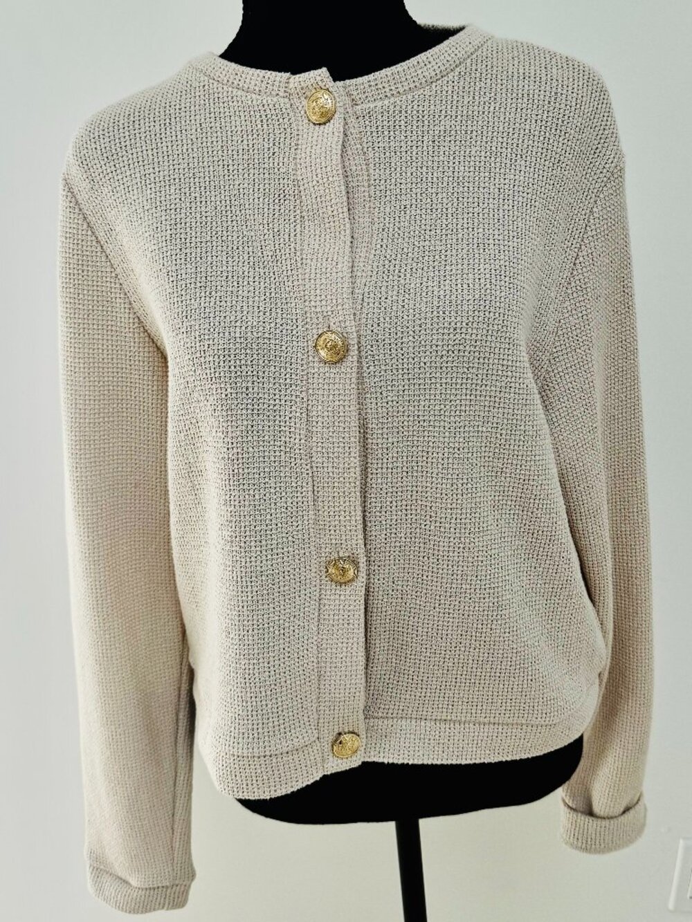 H&M Lady Cardigan Oatmeal Size M